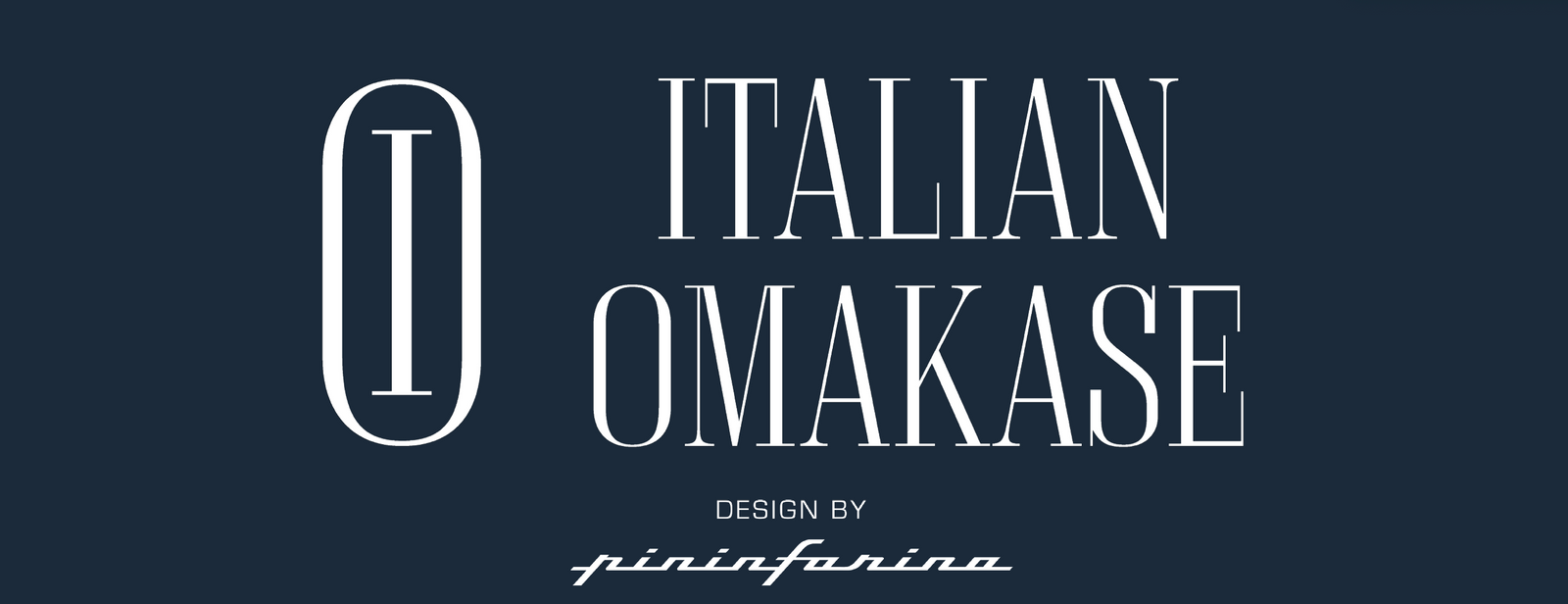 IO Italian Omakase design by Pininfarina